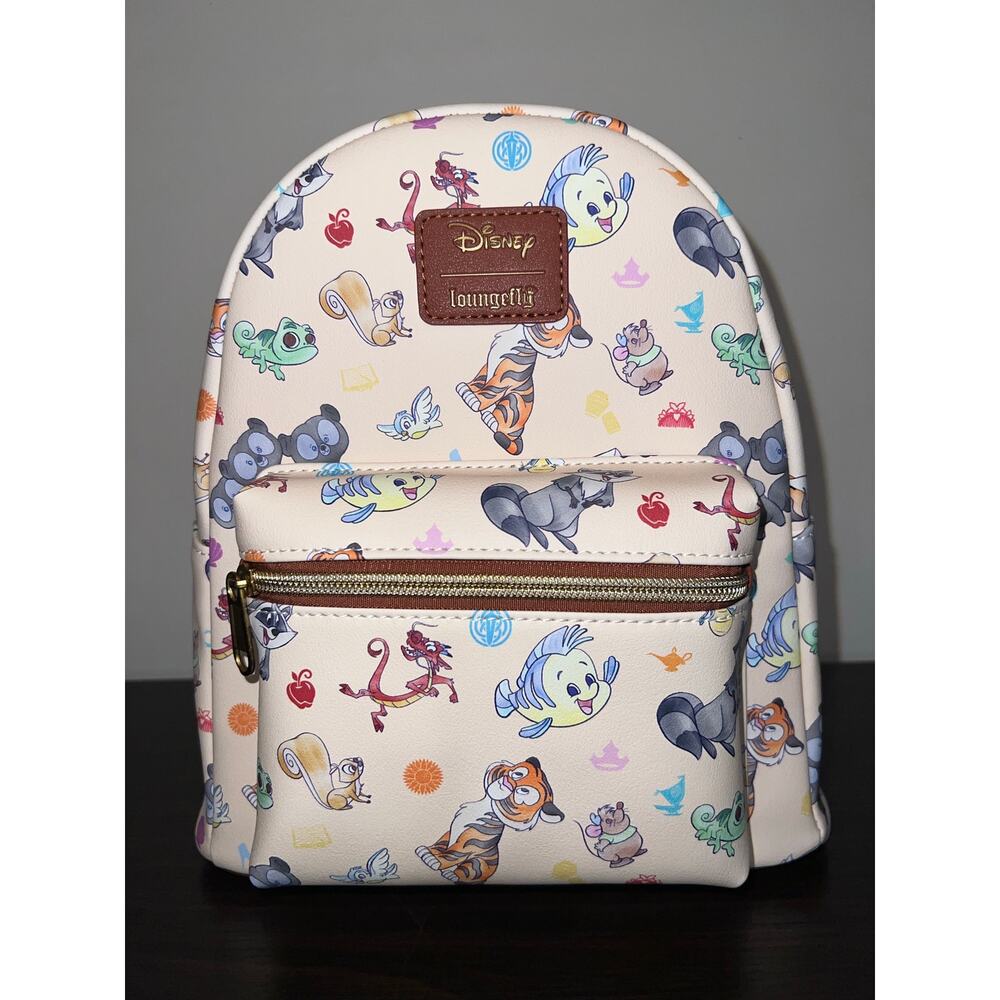 Disney Loungefly Princess Sidekicks Mini Backpack Pascal Meeko
